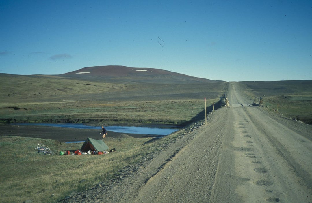 Three decades before ‘gravel’ the Icelandic ring road 1991. Cycling