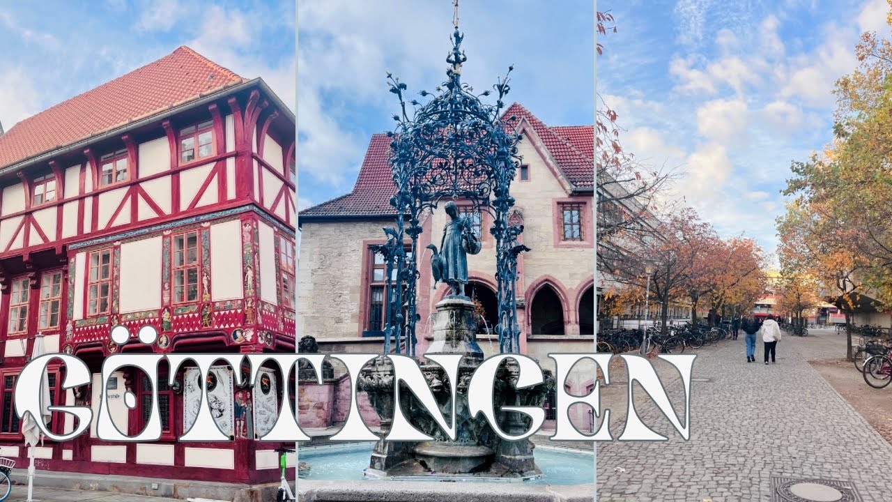 Göttingen City Walking Tour 🚶‍♀️|| Göttingen, Germany 🇩🇪 - Cycling Europe