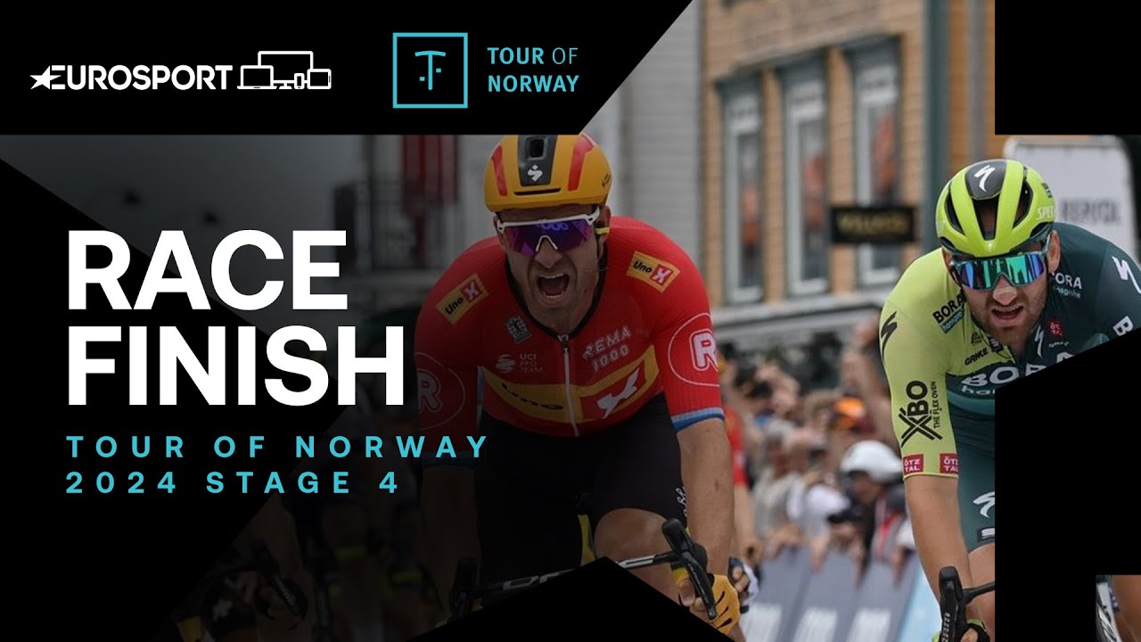 PURE DOMINANCE! 💪 Tour of Norway Stage 4 Race Finish Eurosport