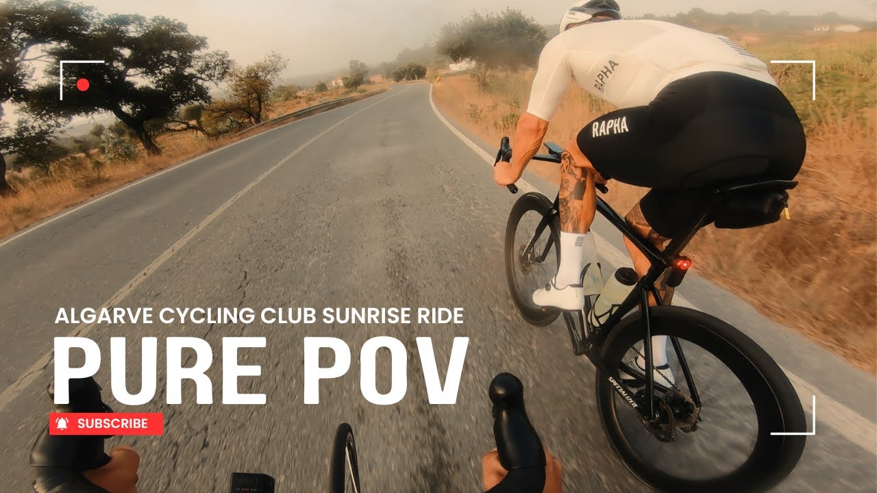 Bicycle Riding Sounds Cycling at Sunrise | ASMR Ride Sounds & POV Flow - Cycling Europe