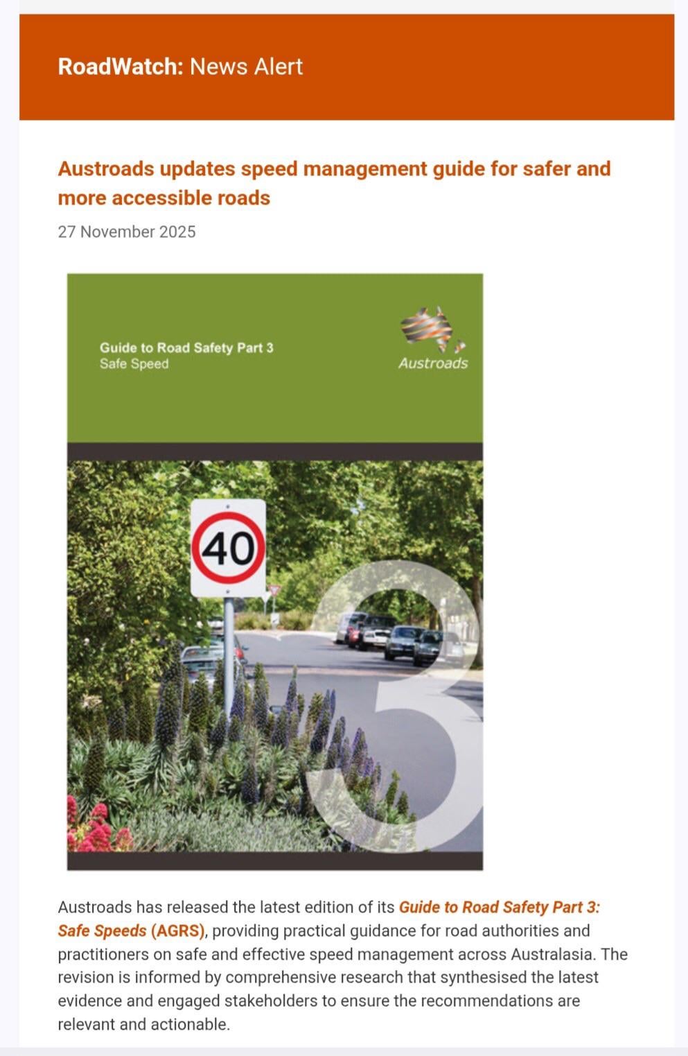 Austroads updates speed management guide for safer and more accessible ...