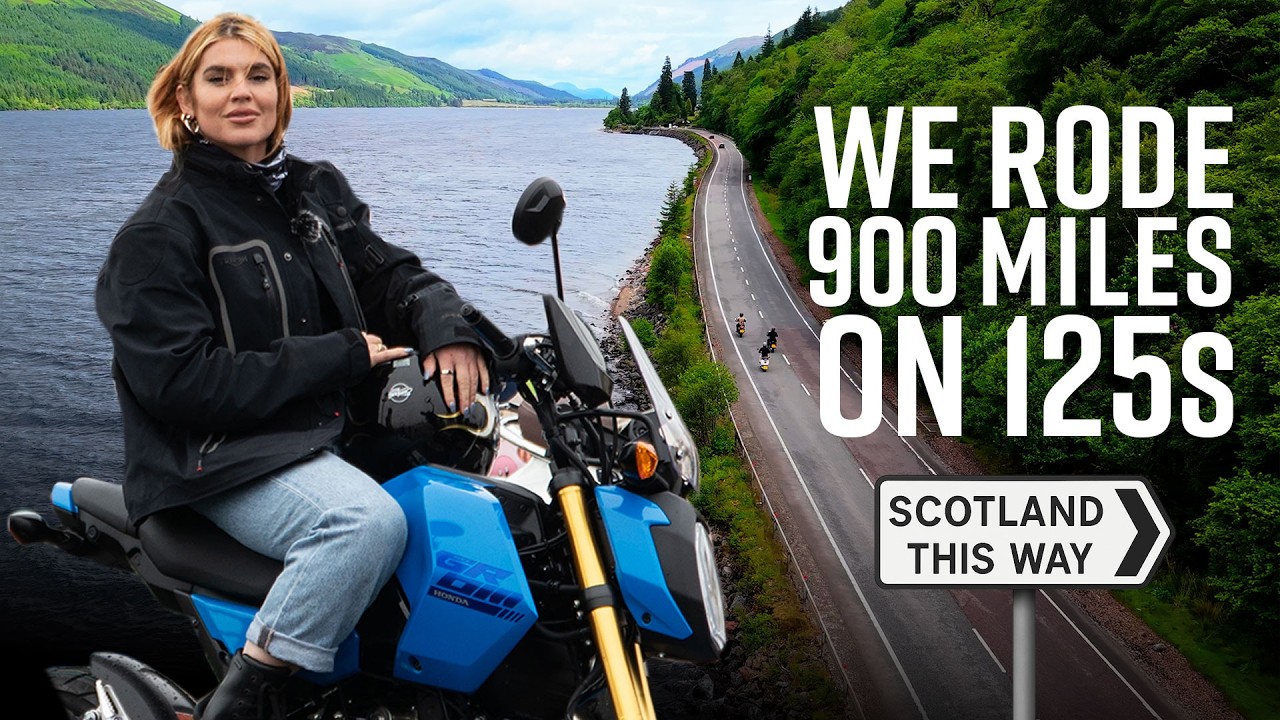 We Rode 3 125cc Bikes 900 Miles Across the UK - Cycling Europe